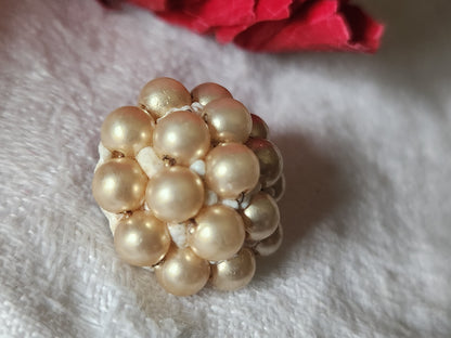 Collection bouton ancien fait maison ???? perle dome 2,1 cm G18H