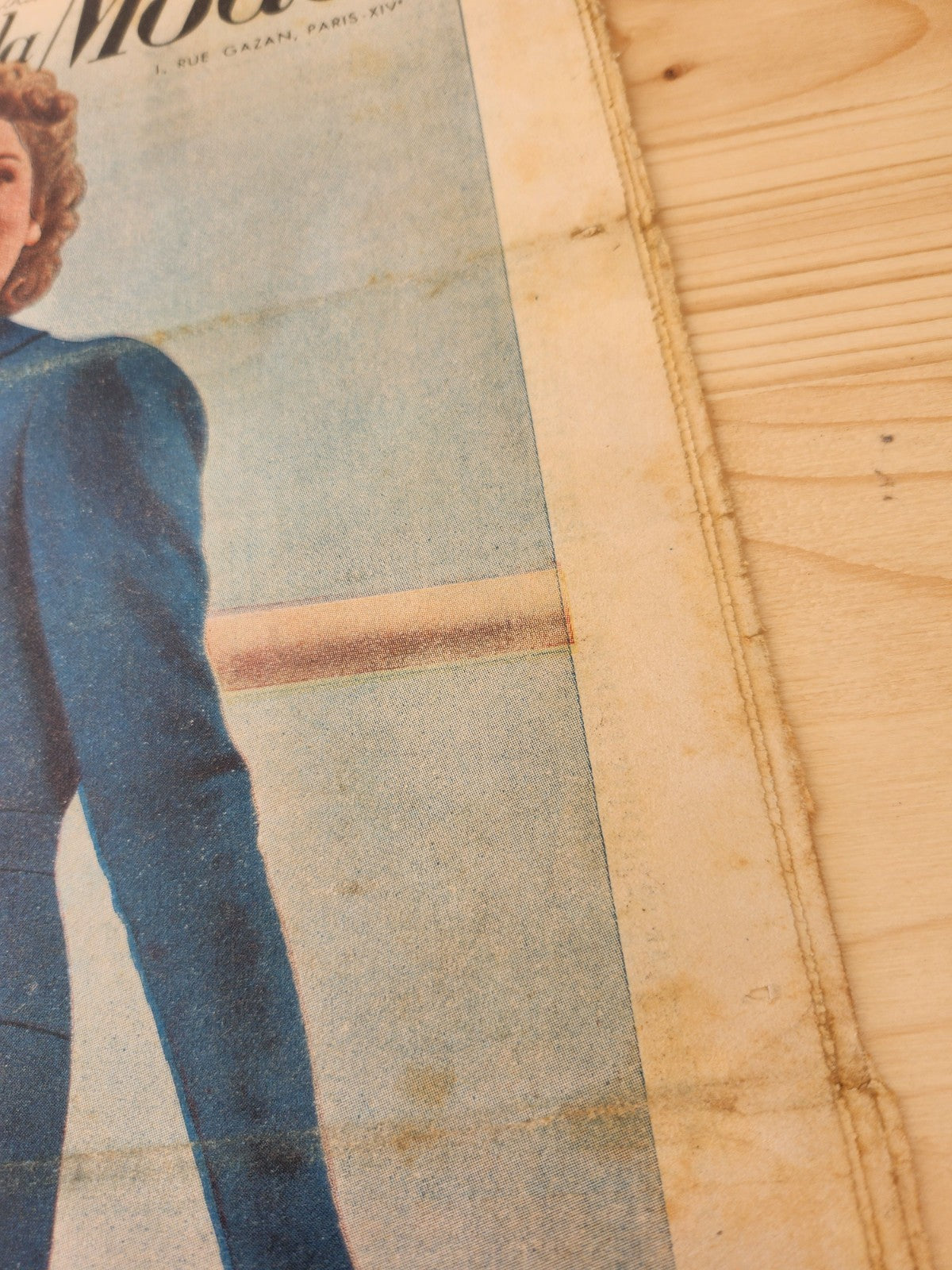 Le petit echo de la mode 1941 n°13 coiffes robe  revue mode française