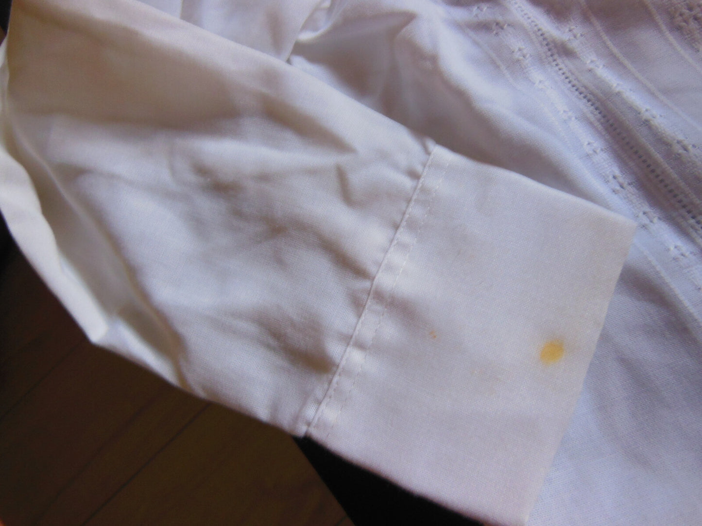 Chemisier vintage enfant petit garçon ancien blanc à nettoyer B6