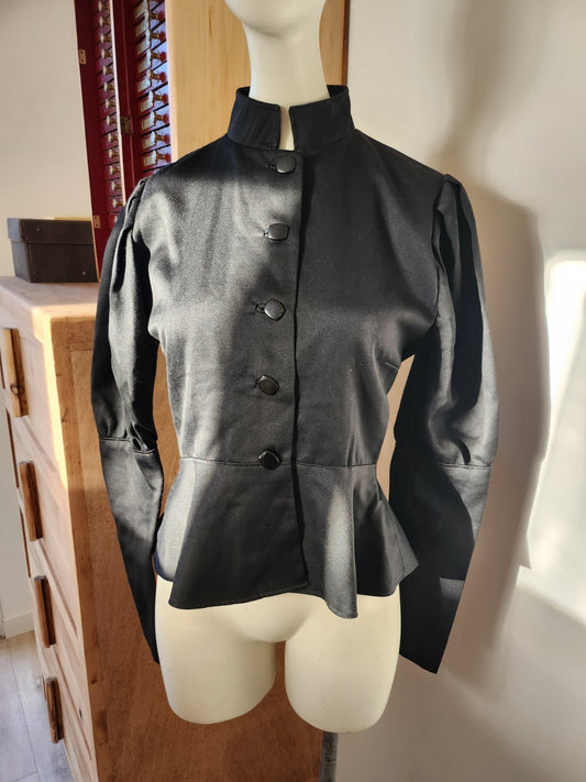 Ancienne veste noir  vintage taille 36/38 ref portant