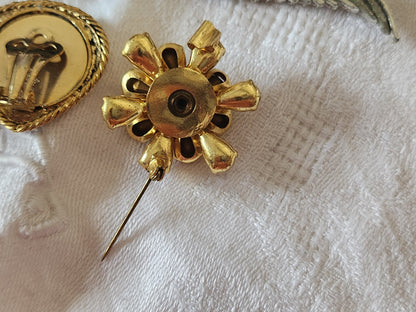 Lot 4 broches anciennes pour reparation recup detournement et une BO