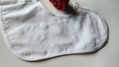 Ancien  col  tissu ajouré enfant dentelle  B1-35