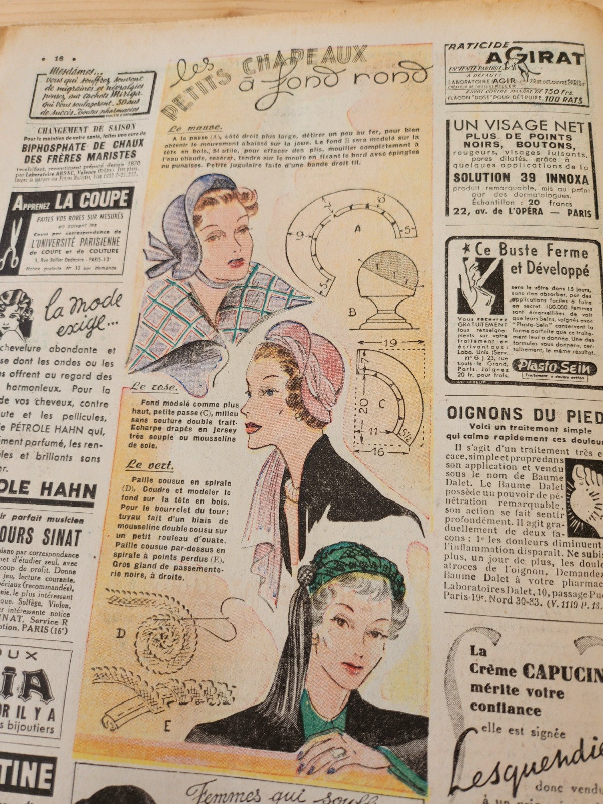Le petit echo de la mode 1950 n°10 mode française année 50 printemps