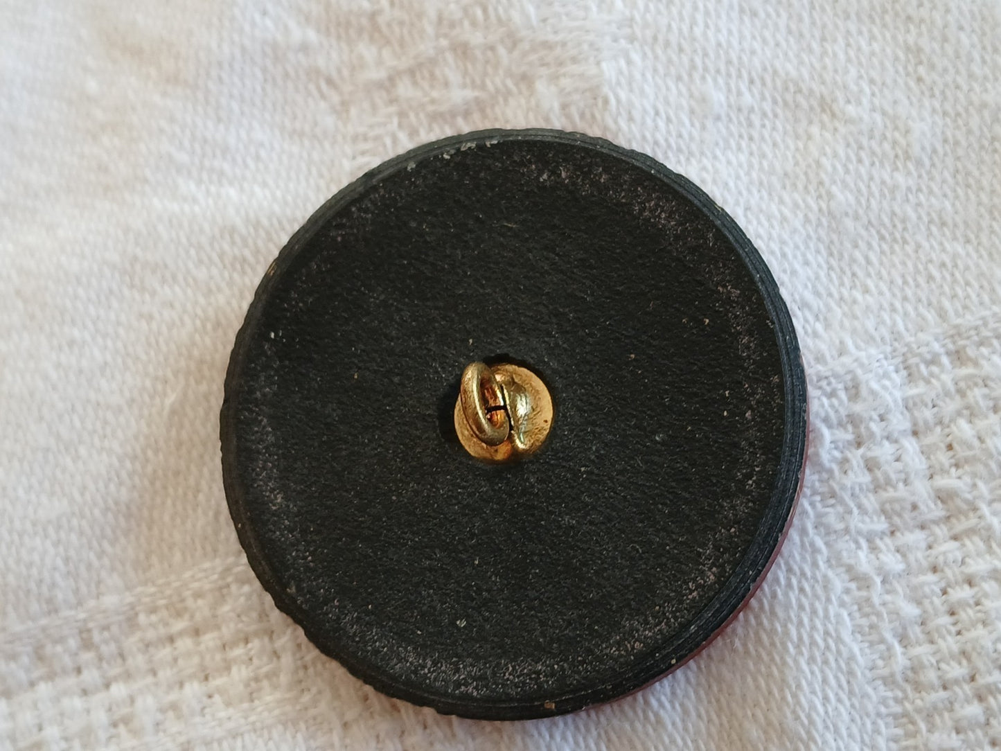 Gros bouton ancien art déco galalithe année 20/30 parurier 3,7 cm 37 mm ref 6489