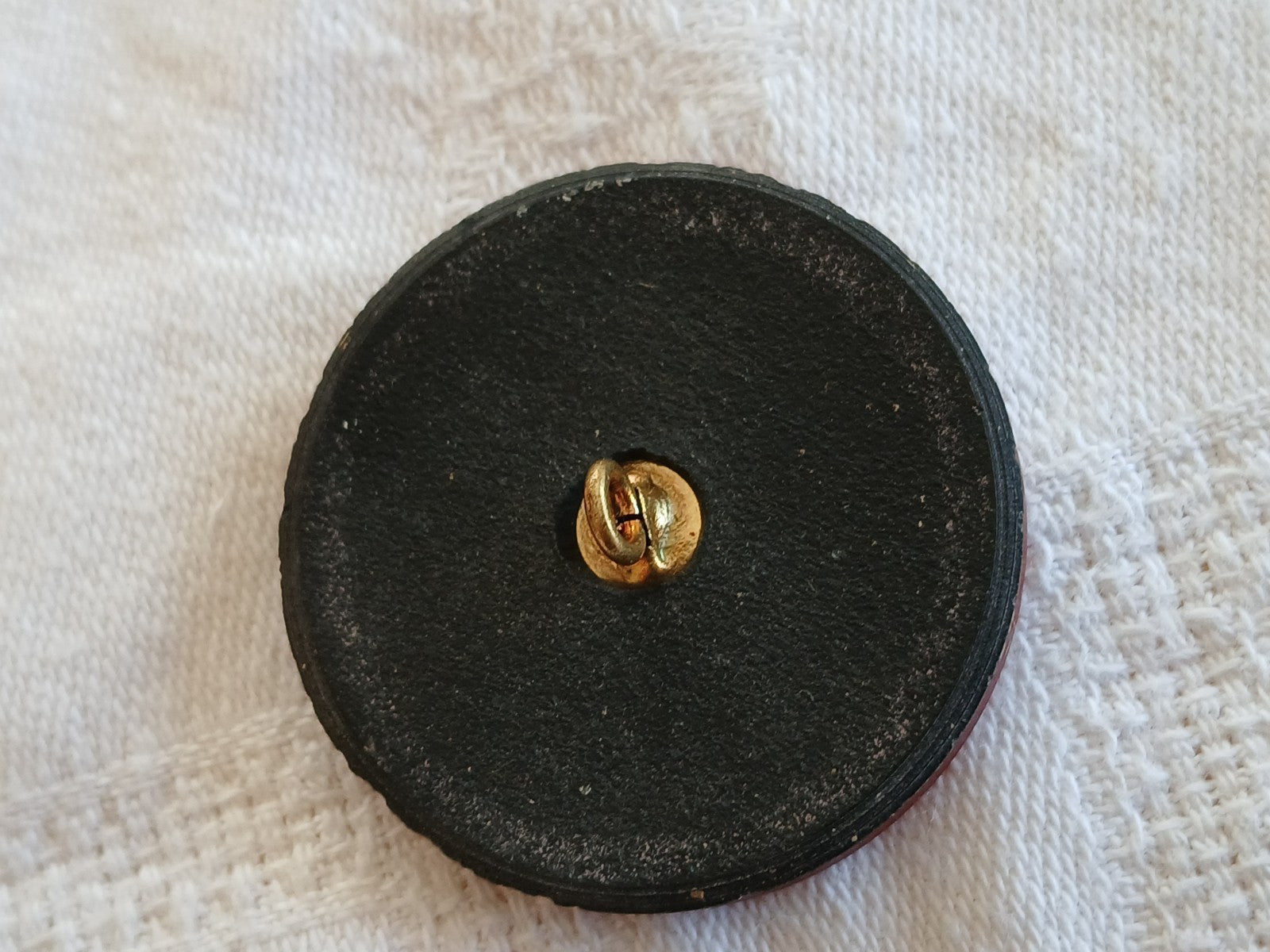 Gros bouton ancien art déco galalithe année 20/30 parurier 3,7 cm 37 mm ref 6489