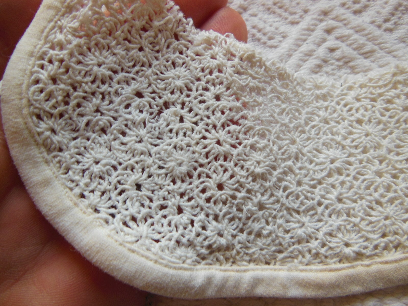 Col ancien bebe poupée enfant  jolie fleur  création couture T2-31