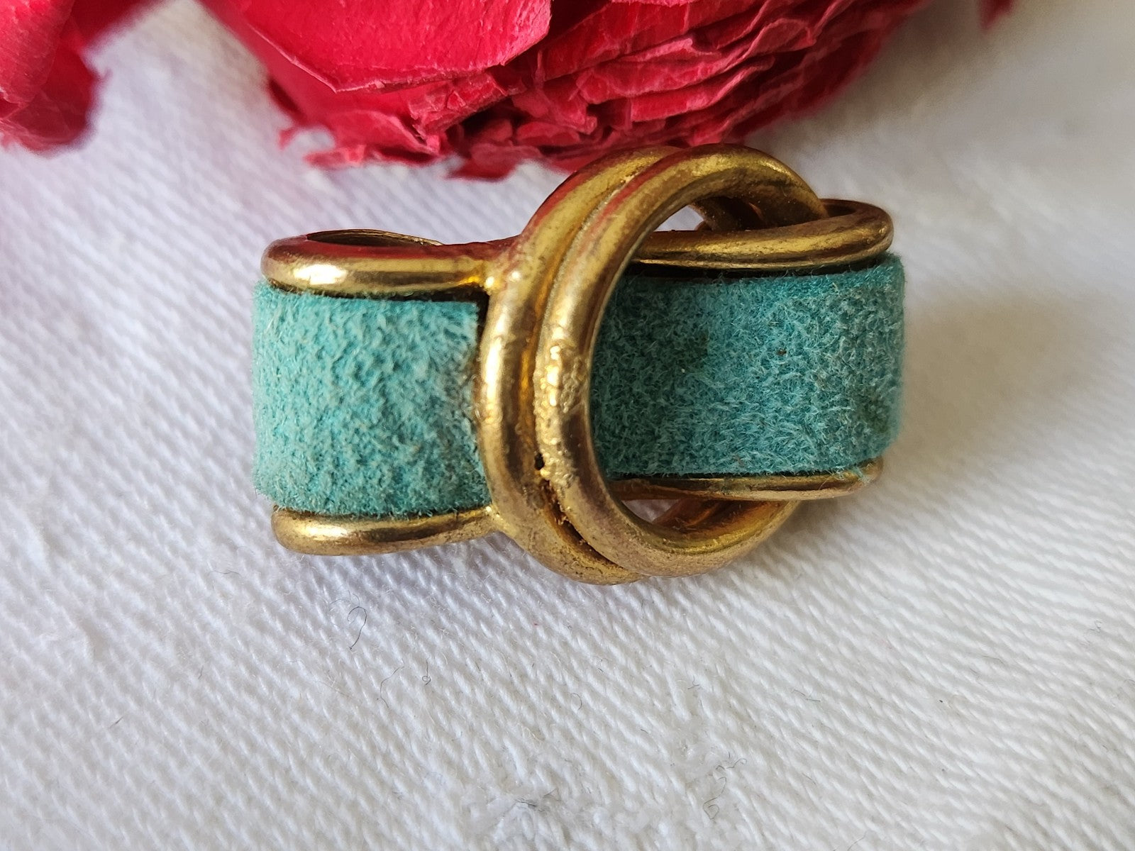Collection bouton ancien en métal ornement parurier 2,6 cm G12L