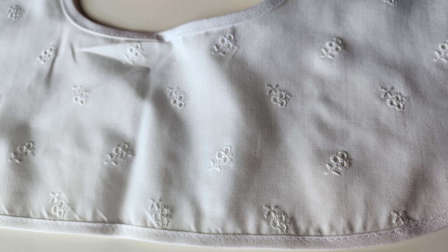 Ancien  col  tissu ajouré enfant dentelle  B1-35