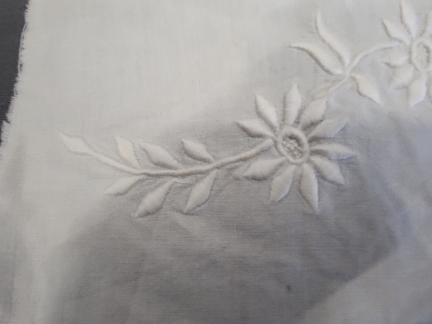 longue broderie ancienne feston pour création incrustation 24 cm  B6