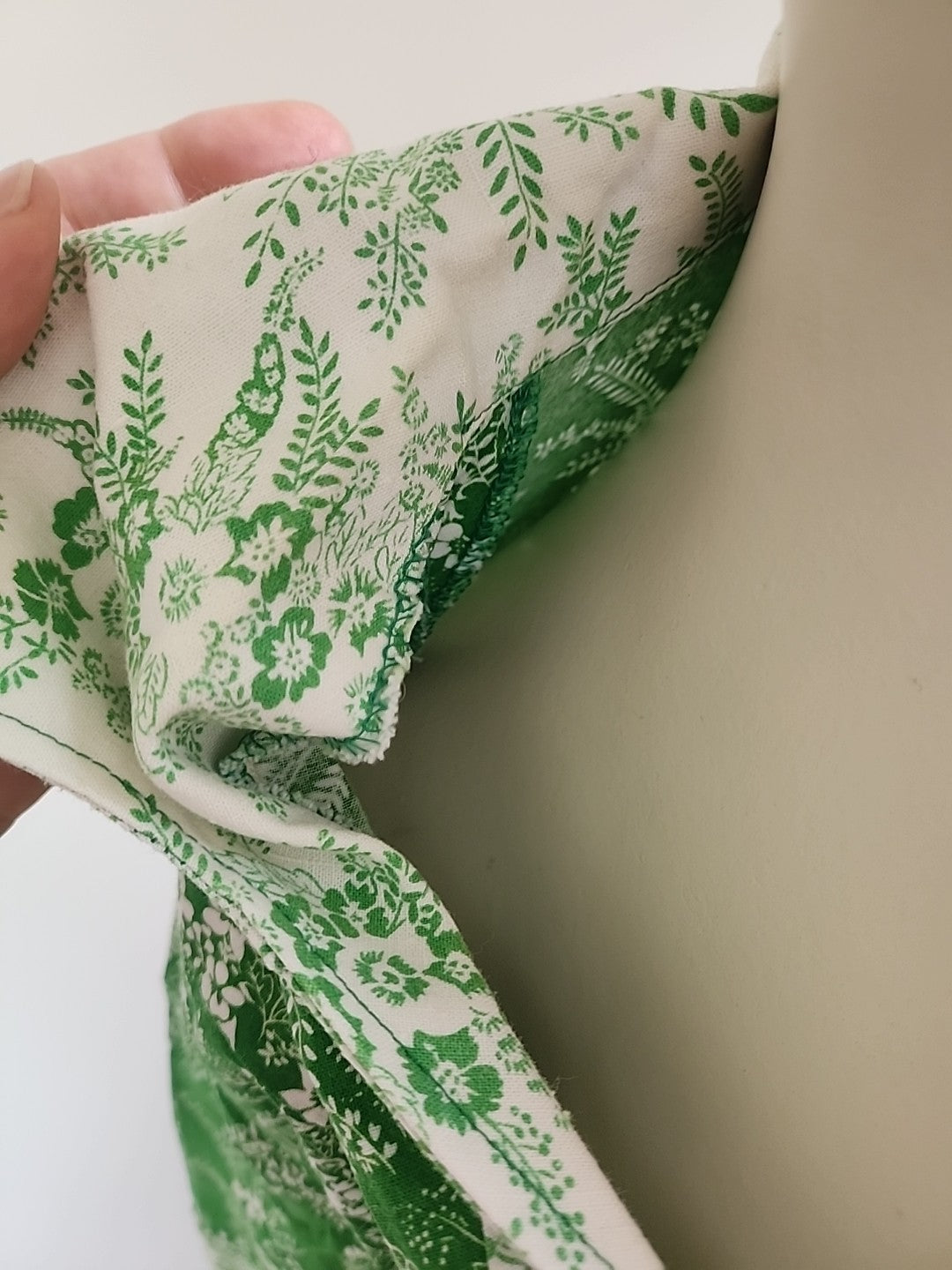 Pur vintage robe ancienne coton imprimé fleur  40 ? coton  ref portant