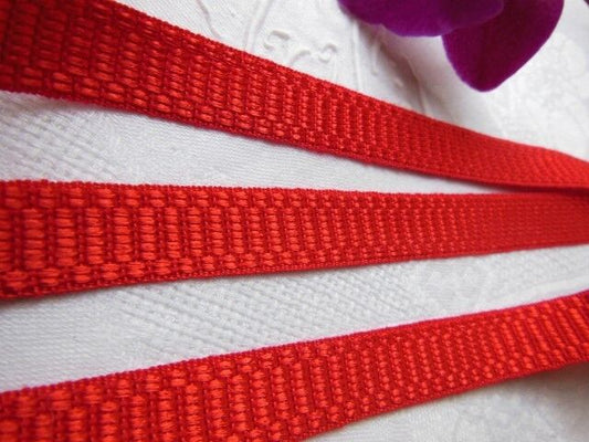 Galon vintage lumineux rouge 5 mètres sur 1,5 cm A3