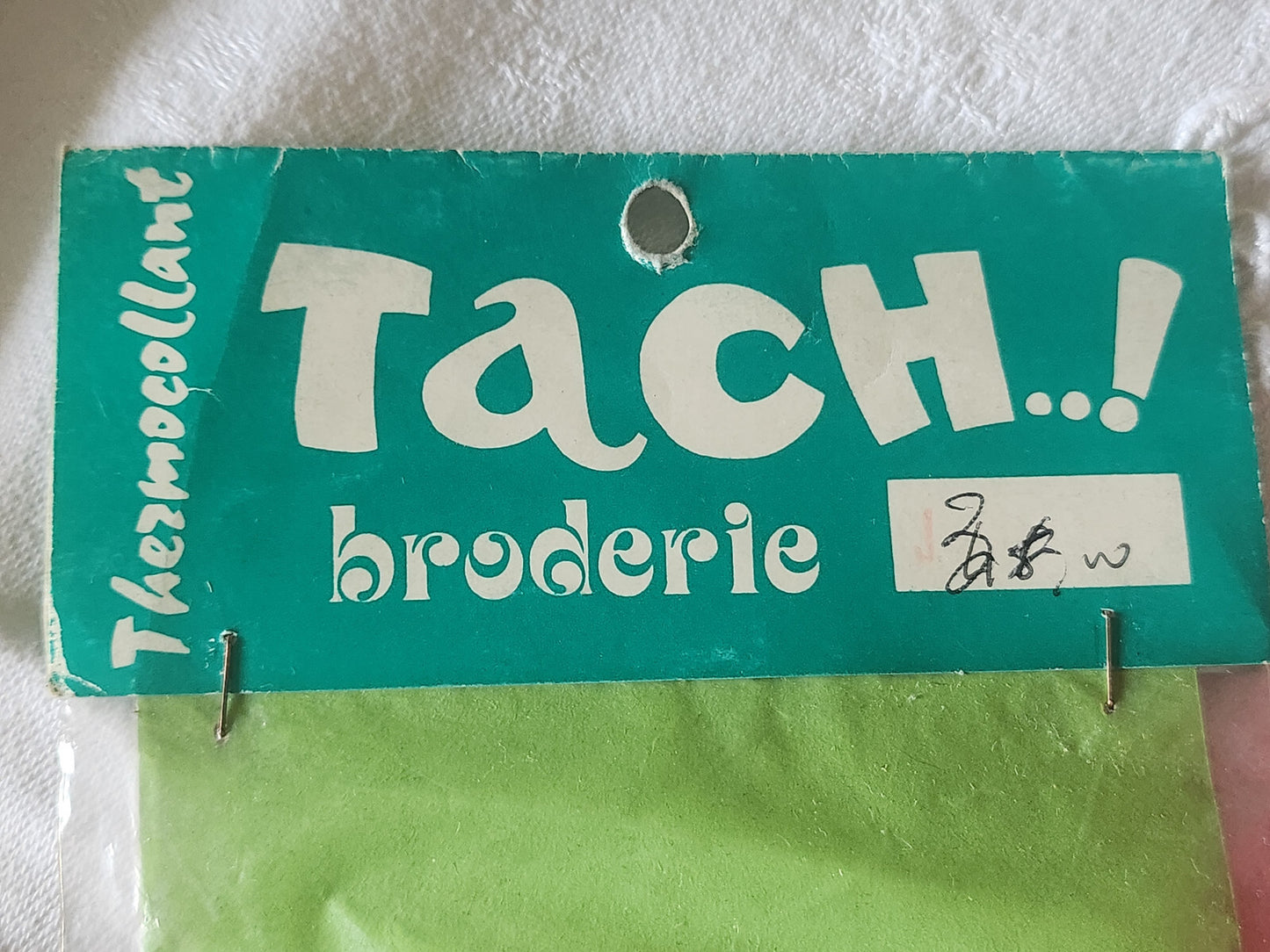 Ancien patch vintage thermocollant armée broderie customisation T14