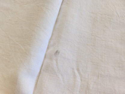 Ancien drap  monogramme AD épais en deux lés  185 cm sur 280 cm B7