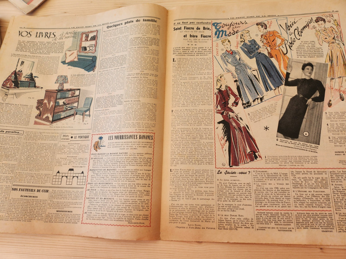 Le petit echo de la mode 1941 n°11 modes pour enfants revue mode française