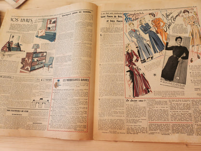 Le petit echo de la mode 1941 n°11 modes pour enfants revue mode française
