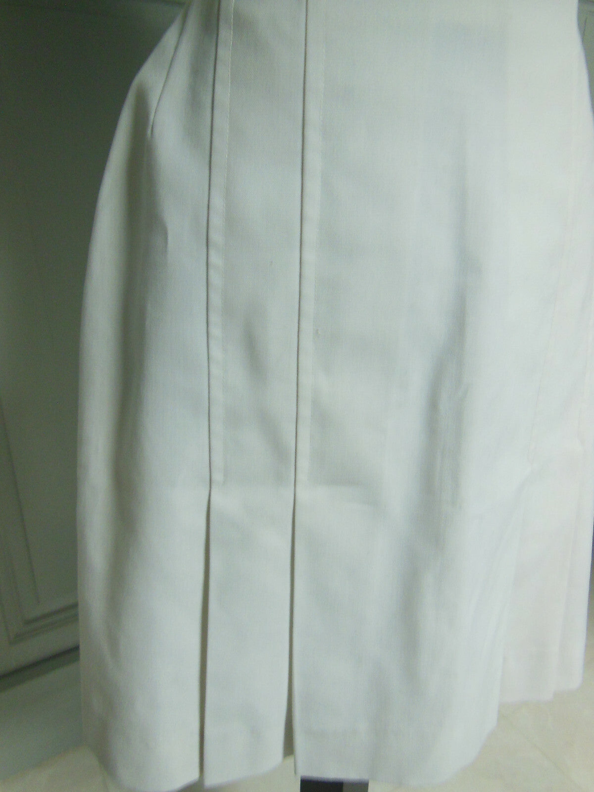 Pur vintage ancienne jupe blanche épaisse costumier taille 36/38 B4
