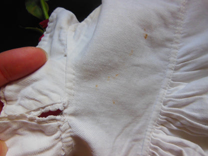 Chemise de nuit ancienne Petite enfant grande poupée B3
