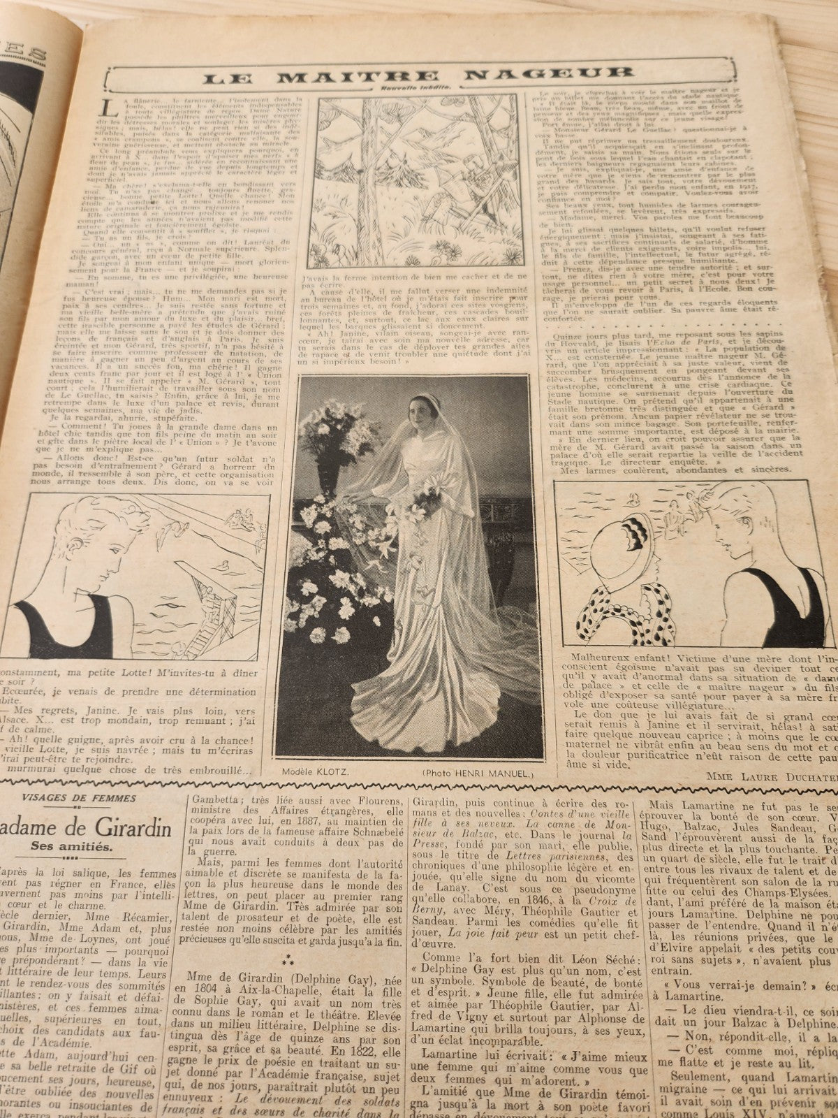 La mode française journal 28 avril 1935 n°17 édition mariages d'été