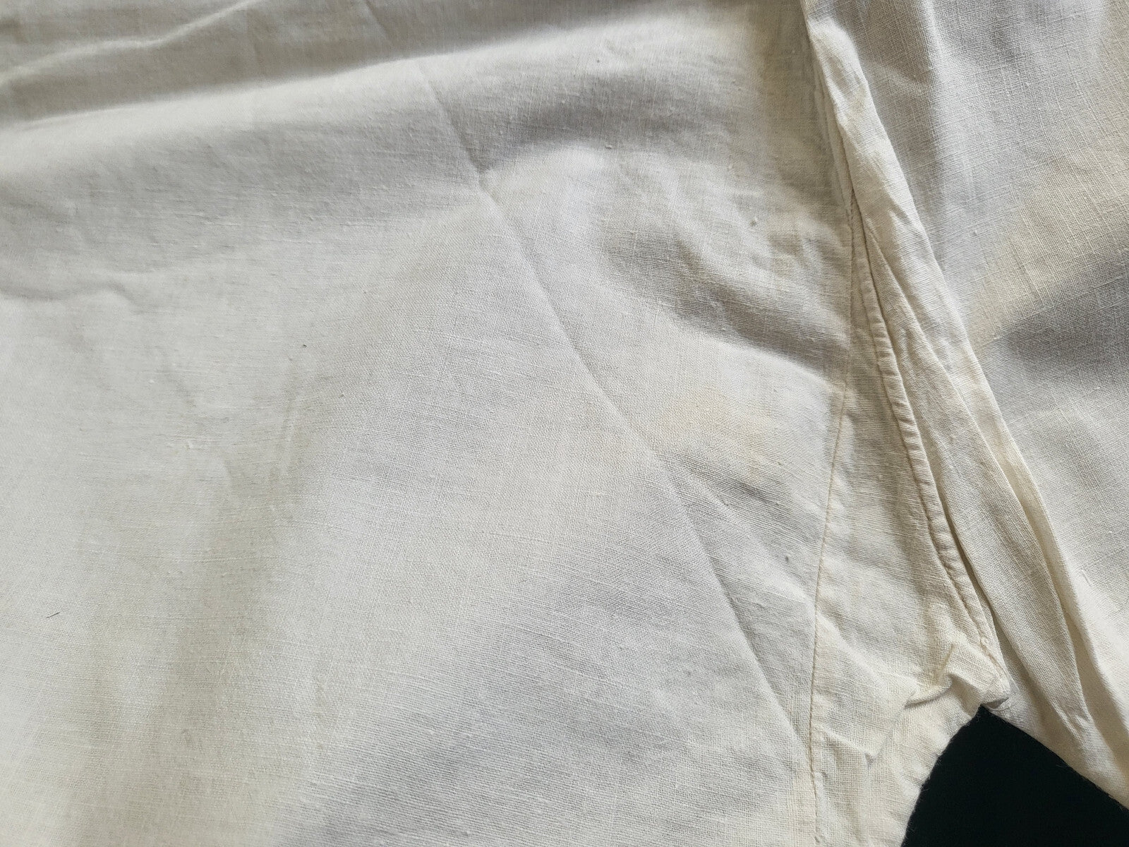 Ancienne culotte short nuit  panty broderie cordon à mettre   B1