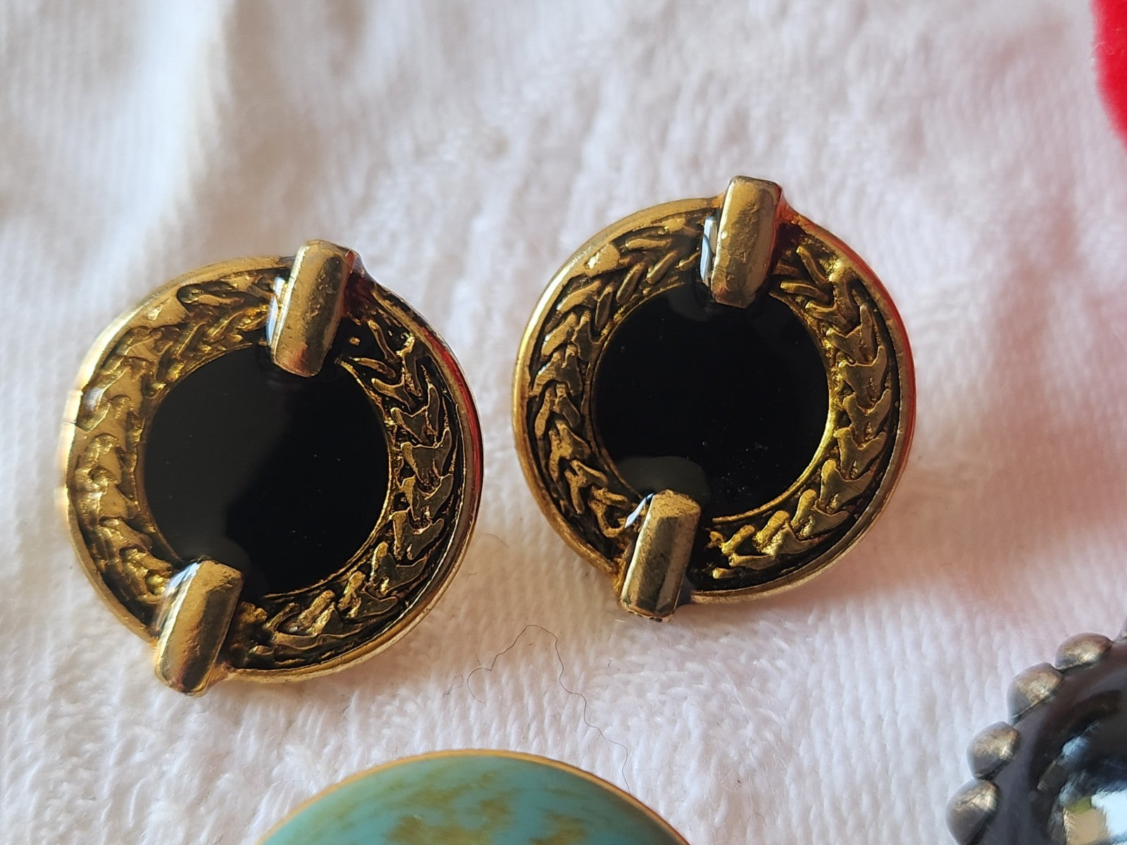 Lot 10 boutons vintage en métal  duo panaché 1,6 à 2,2 cm ref 6053
