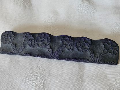 Tampon ancien frise idéale broderie frise  fleur 14,8 cm  n°89