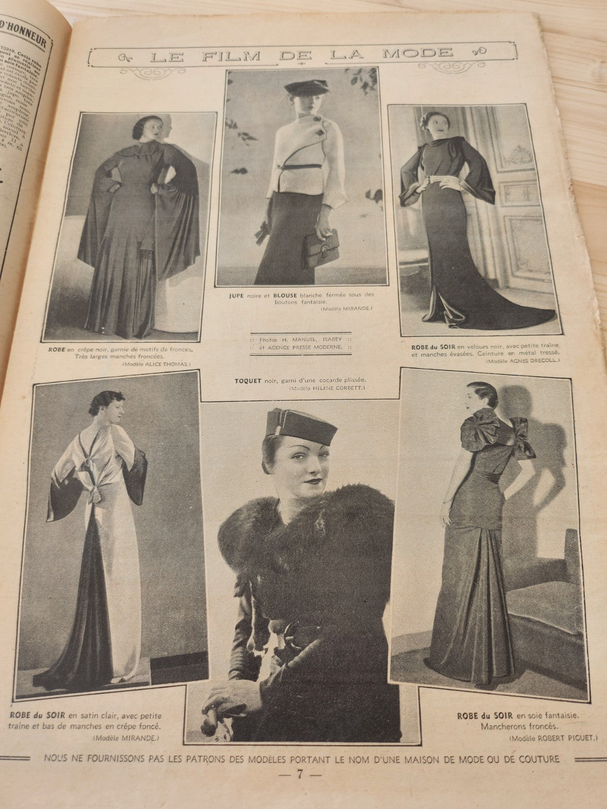 La mode française journal 28 avril 1935 n°17 édition mariages d'été