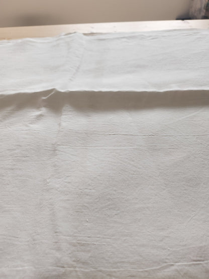 Ancien coupon de tissu  toile ancienne   235 sur 235 cm B8