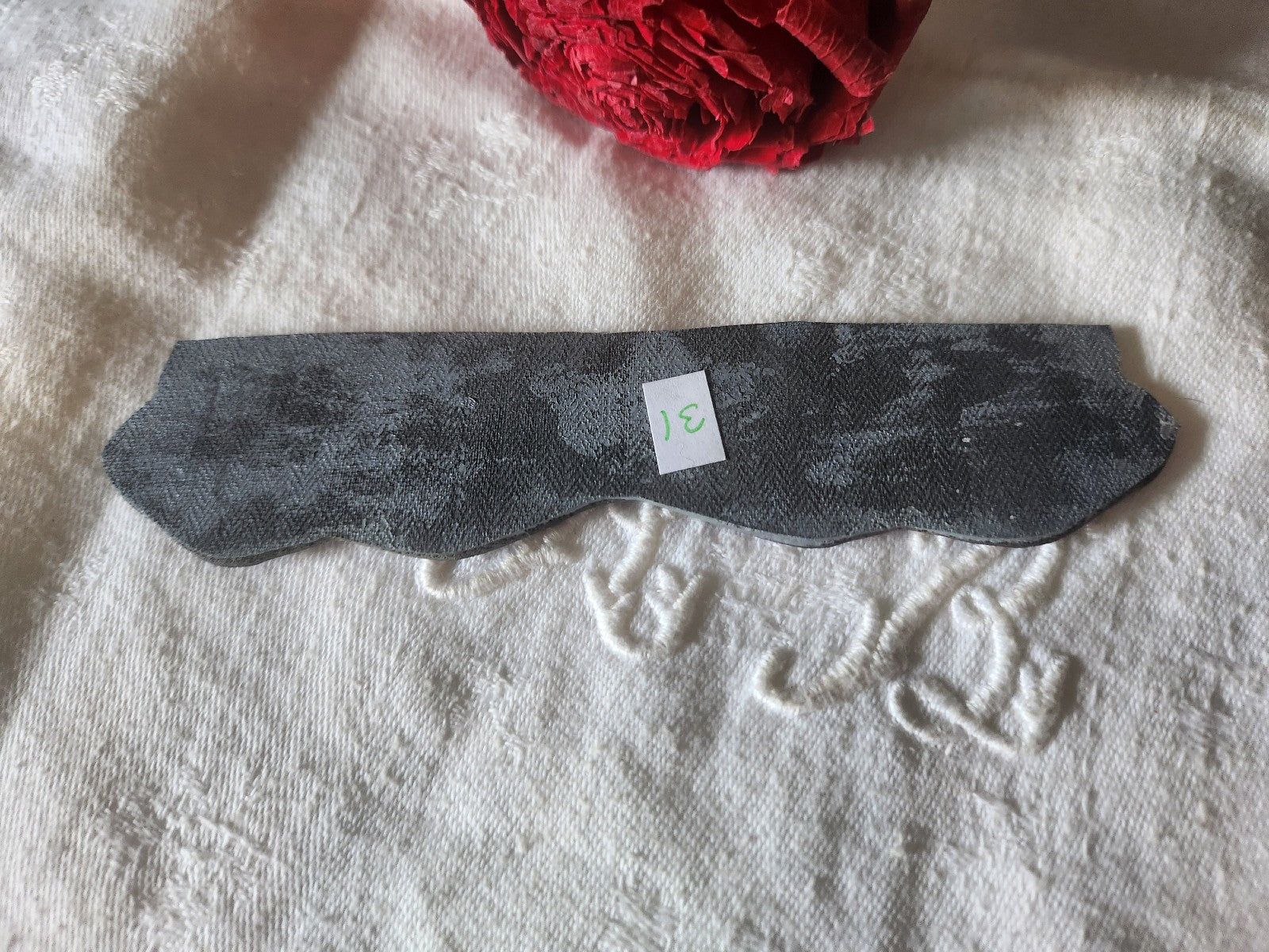 Tampon ancien sans support frise broderie collection lapins  n°31-2