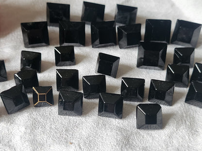 Lot 32 piéces en verre avec vis anciens restauration miroir clous poignee TA