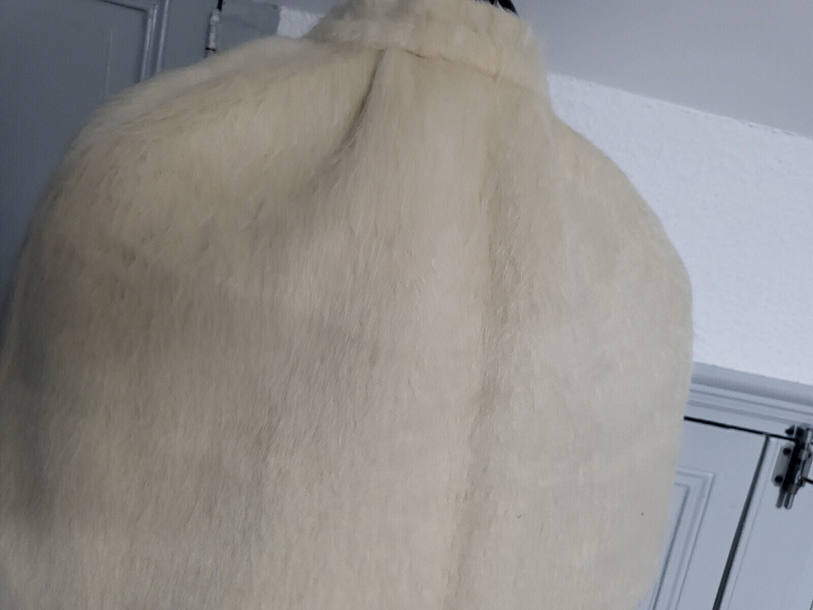 Etole ancienne vintage cape dessus d'épaule capeline fillette crème B5