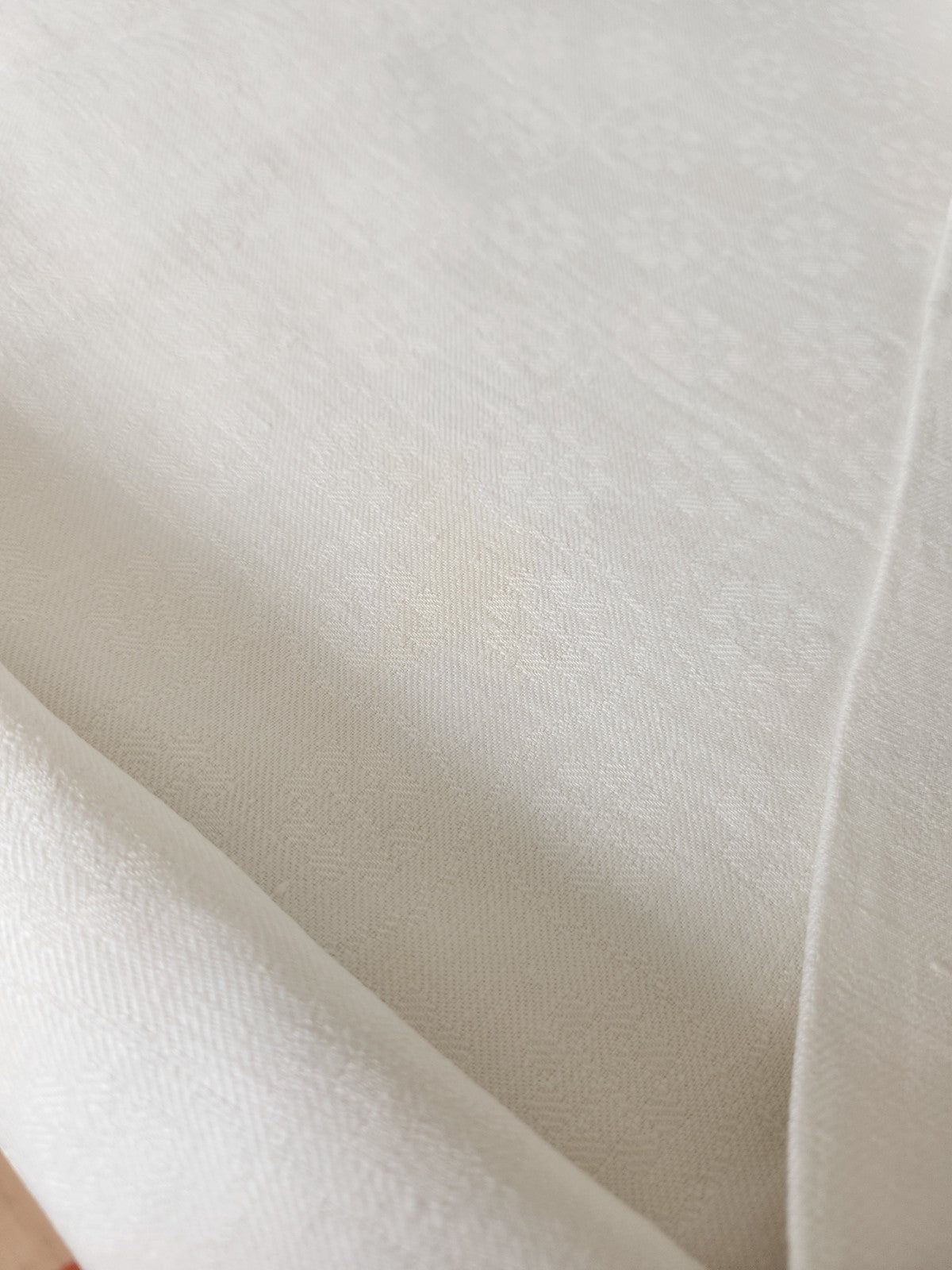 Ancienne nappe rectangulaire jolie damassé à teindre monogramme MB   B6