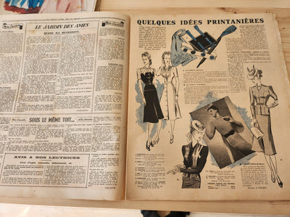 Le petit echo de la mode 1940 n°14 idées printanières revue mode française
