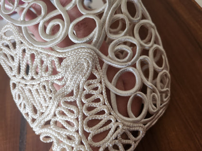 Ancien  coiffe  sainé blanche broderie jamais utilisée B3