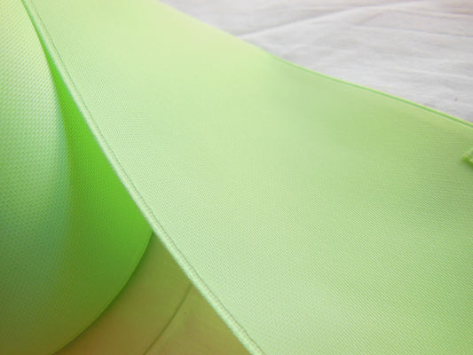 Ruban satin couverture extra large vert 2 métres sur 7 cm superbe qualité  B4