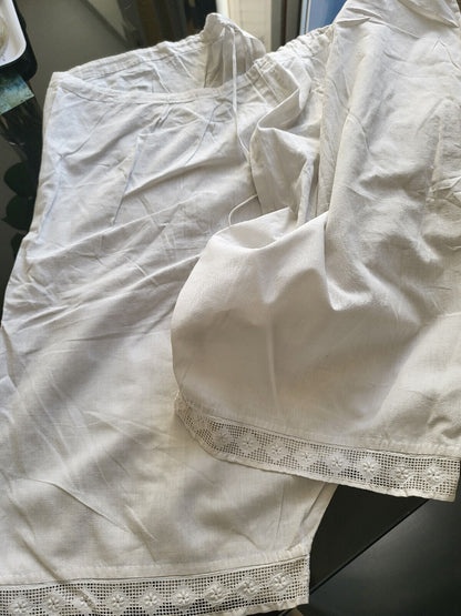 Ancienne culotte fendue panty à nettoyer teindre ou detourner   B1