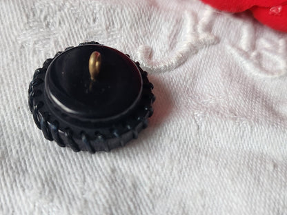 Collection bouton ancien 2 parties cousues original 2,2 cm D16I