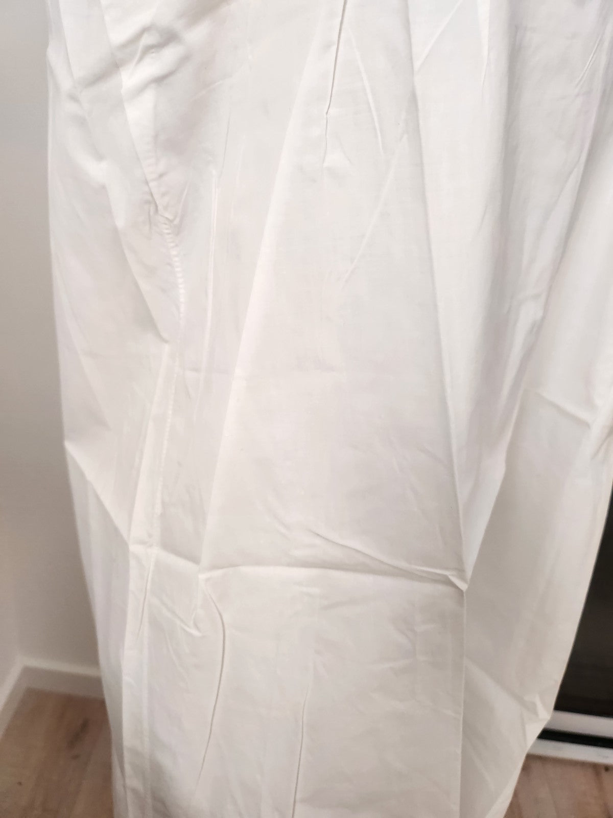 Chemise de nuit ancienne monogramme AD rose broderie B8