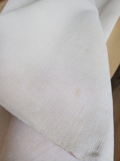 Ancien coupon de tissu toile épaisse 110 cm sur 167 cm B6