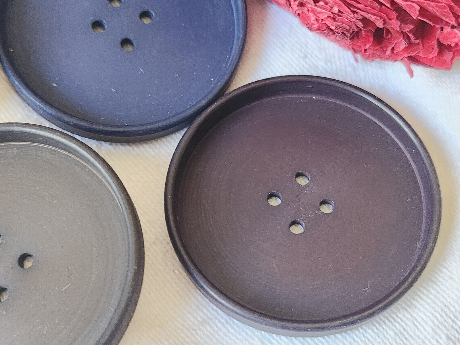 Lot 5 énormes boutons vintage  XXL 4,3 cm ou 43 mm  ref 3008