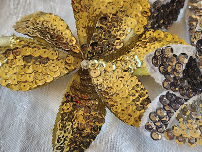 Lot 5 anciens ornement chapeau vintage creation  sur broche 12 cm