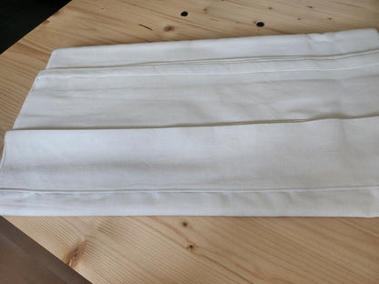 Lot de deux grands neufs anciens toile B7
