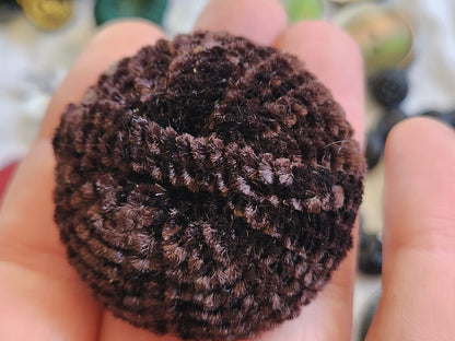 Haute couture énorme bouton ancien doudou passementerie 4,5 cm ref 3458