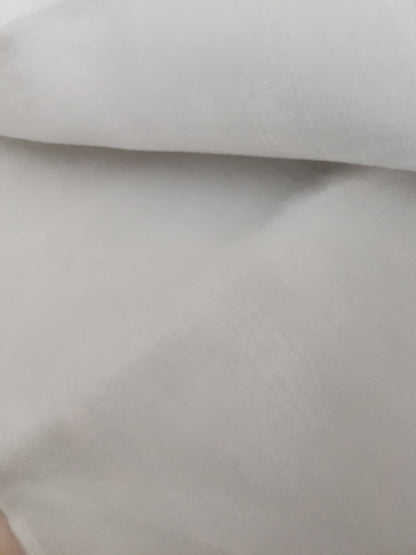 Ancien coupon de tissu en lin toile doux 185 sur 78 cm B5