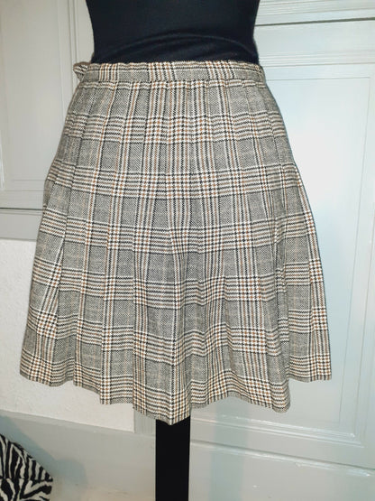 Pur vintage ancienne jupe style écossaise courte indémodable  taille 36? B1