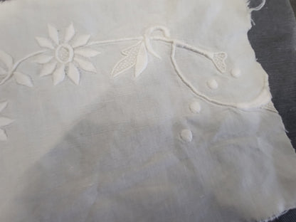 longue broderie ancienne feston pour création incrustation 24 cm  B6