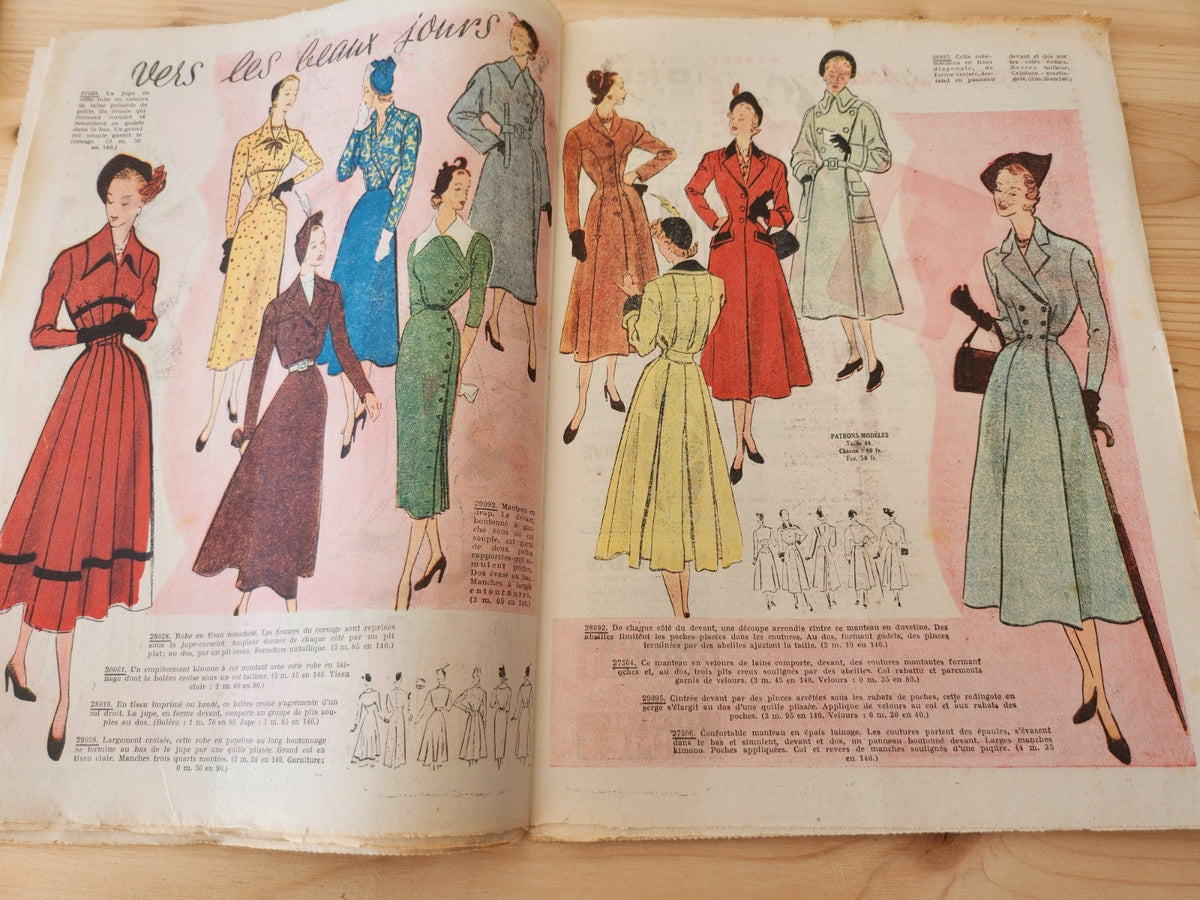 Le petit echo de la mode 1950 n°6 mode française année 50