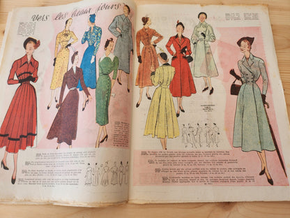Le petit echo de la mode 1950 n°6 mode française année 50