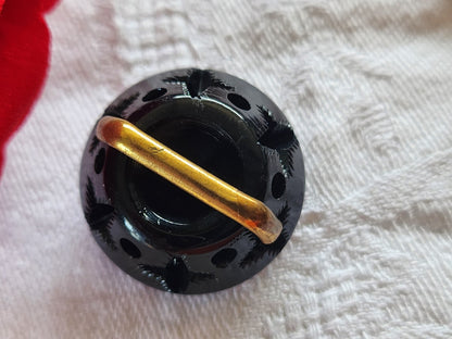 Collection gros bouton ancien etoile ajouré barre metal 2,6 cm ref 1957