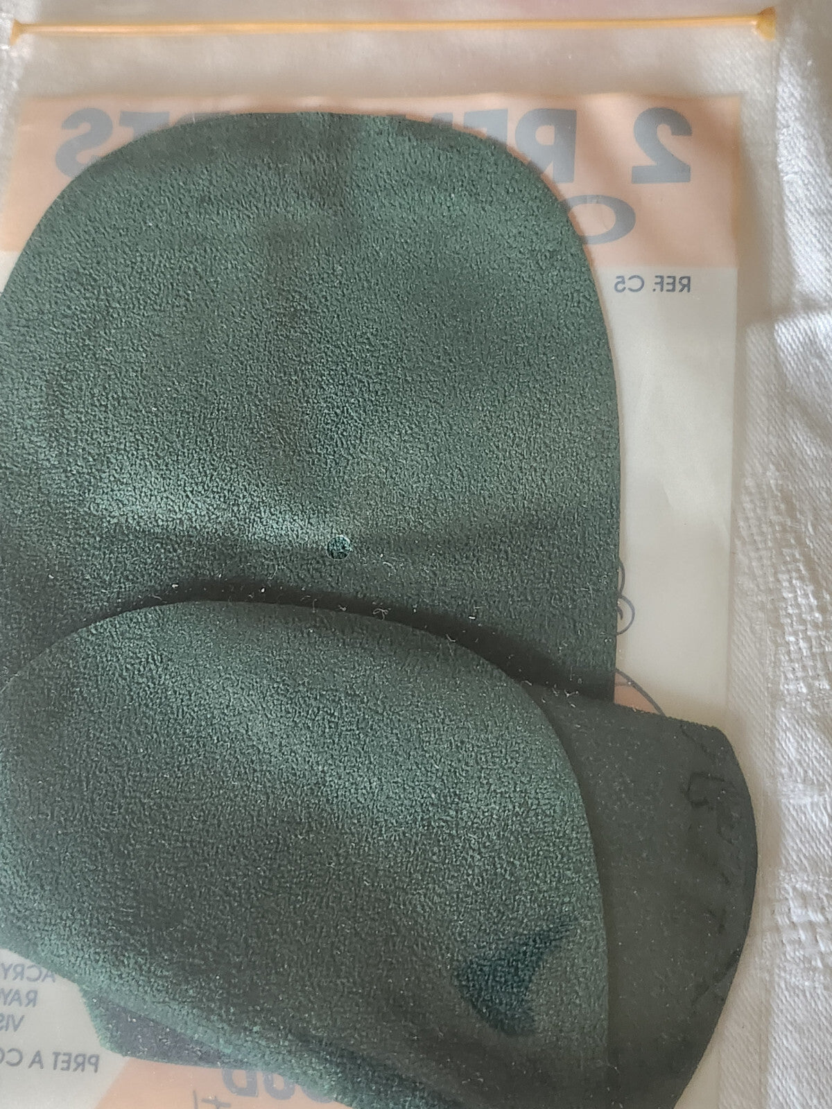 coudes et genoux patches renforts protége vintage ancien imitation daim vert