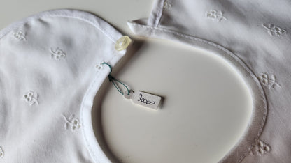 Ancien  col  tissu ajouré enfant dentelle  B1-34